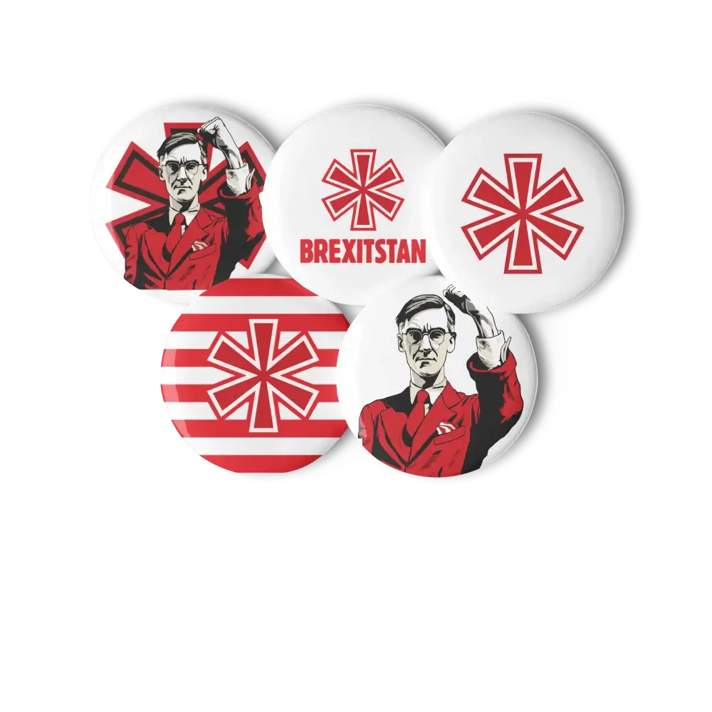 Brexitstan pin set white